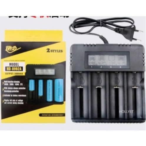 4 Slot Lithium Li-ion Battery Digital Display Charger