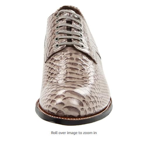 Stacy Adams Men's Madison- Kidskin & Anaconda Print Leather