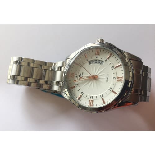 Fourron Waterproof Men's Wrist Watch - Silver