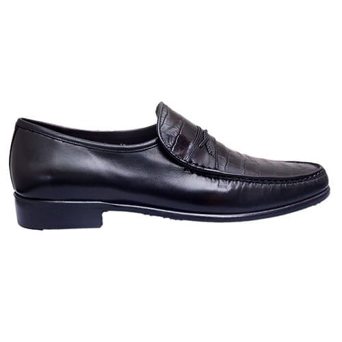 Men's Stamp Skin Shoe - Black