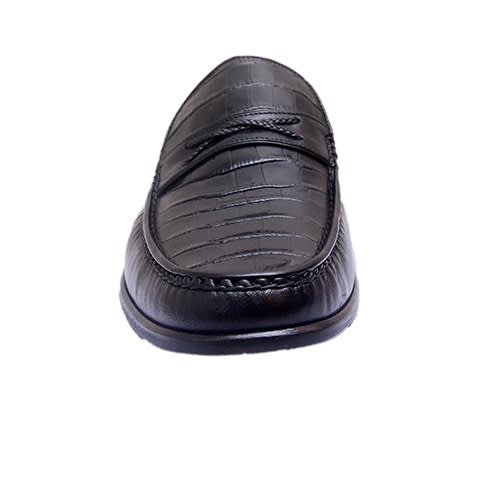 Men's Stamp Skin Shoe - Black