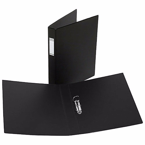 A4 Plastic Ring Binder - 25mm - Black