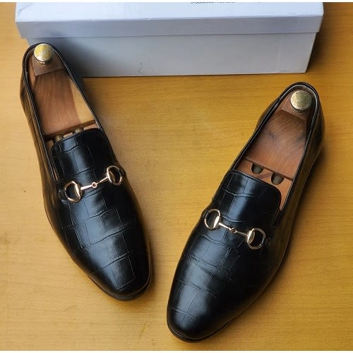 Osahon Dally Pure Alligator Horse-bit Loafers