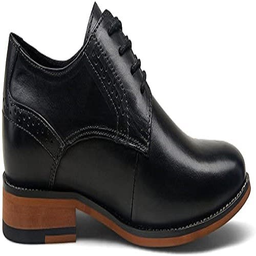Plain Black Lace Up Shoe