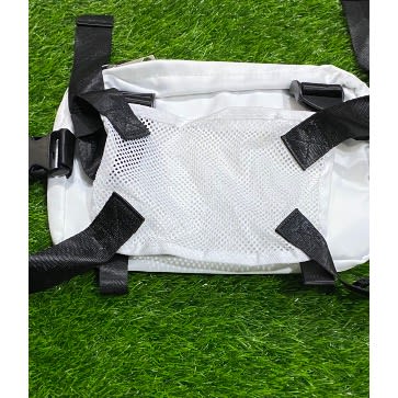 Men's Chest Rig Messenger Bag - White And Black