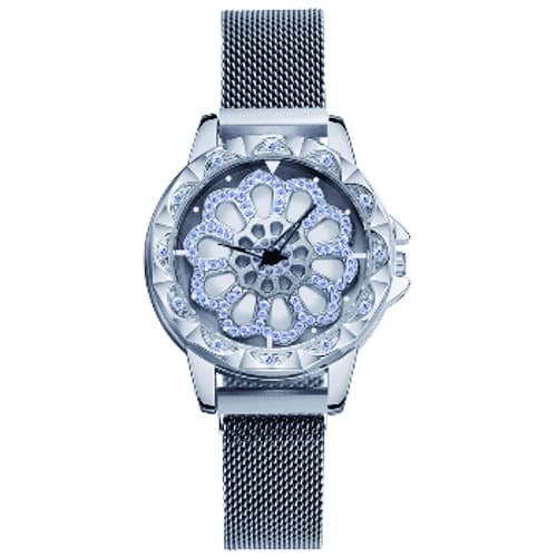 Women's Spin Dial Watch - Silver