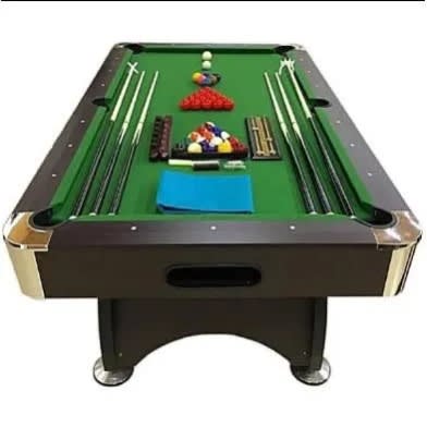 8ft Snooker Board With Complete Accessories