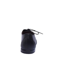 Patterned Lace Up Shoes - Black