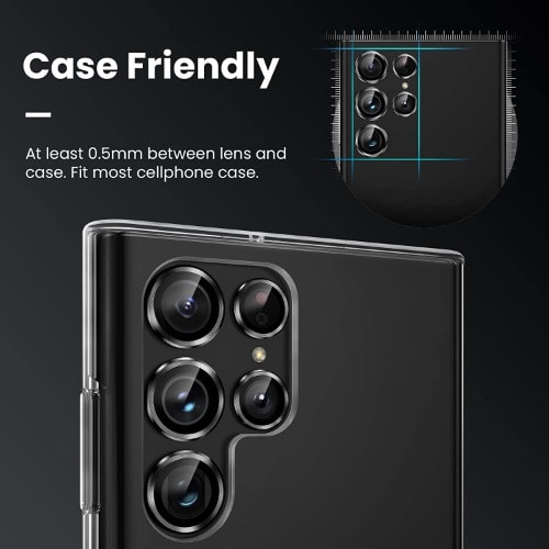 Camera Lens Protector 9h Tempered Glass Camera Cover Screen For Samsung Galaxy S22 Ultra