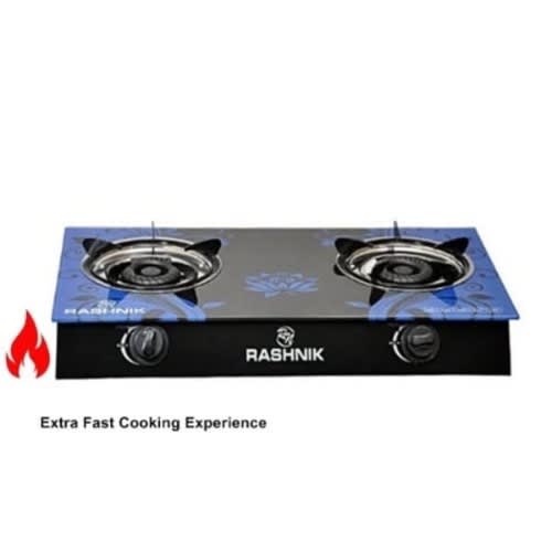 Glass Table Top  Double Burner Gas Cooker