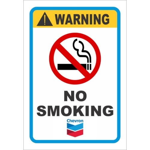 Customized Alchoboard Signage (No Smoking-9'' By 6'')