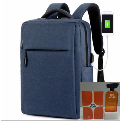 Unisex Smart Laptop Bag With Usb Port For 15.6