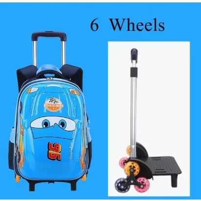 Hongjian Trolley Bag With 6 Wheels For Children