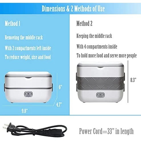 Electric Lunch Box - 200w - 2000ml