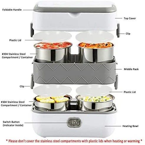 Electric Lunch Box - 200w - 2000ml