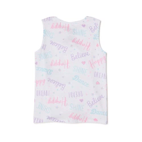 Jojo Siwa Girls Dreams Happy 3d Bow Tank Top
