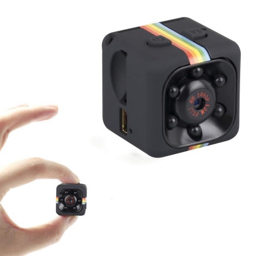 Mini Camera 1080P Hidden Camera With IR Night Vision And Motion Detection - BLACK