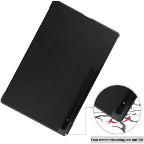 Flip Leather Case Cover For Samsung Tab A8 - Black