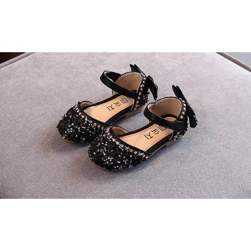 Sequins Bow Shoe