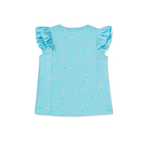 Care Bears Girls Lovely Flutter Sleeve Blouse Top
