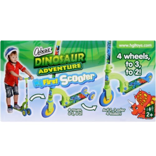 Ozbozz Dinosaur Adventure - My First Scooter