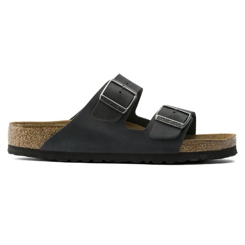 Two Buckle Nubuck Birkenstock - Unisex - Black