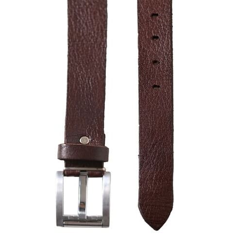 Men's Leather Belt - Dark Brown