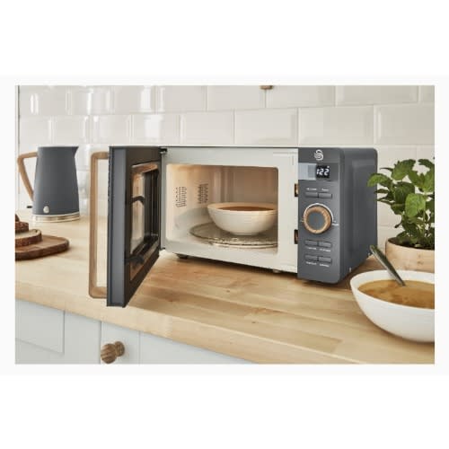 Nordic Digital LED Microwave Oven With 6 Power Levels - 800W - 20L