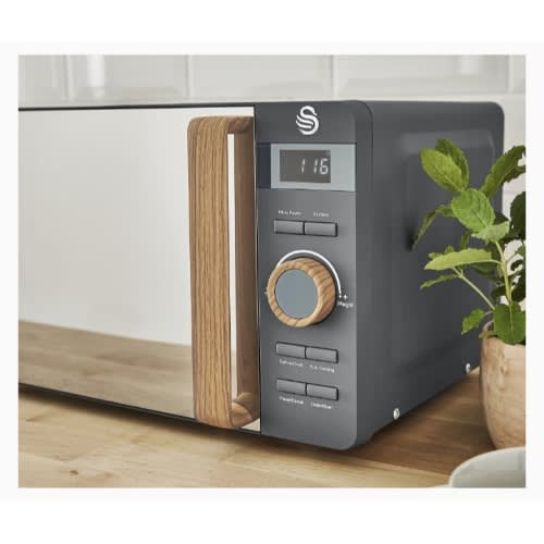 Nordic Digital LED Microwave Oven With 6 Power Levels - 800W - 20L