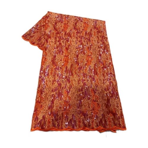 Sequins Swiss Voile Lace -5 Yards