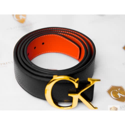 Calf Leather Belt By G'kay Footprints