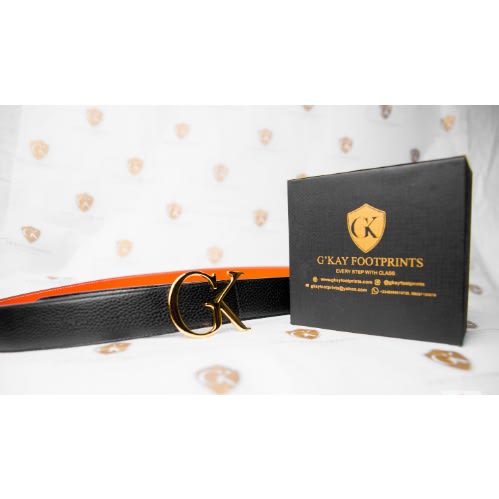 Calf Leather Belt By G'kay Footprints