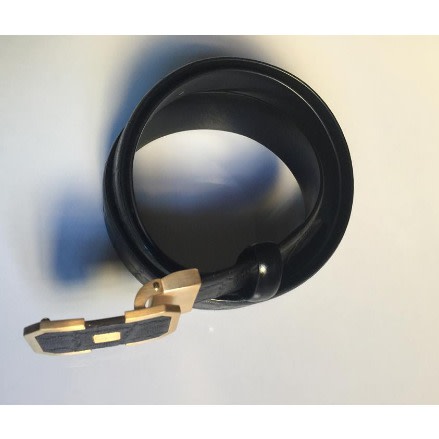 Men Leather Belt - Black