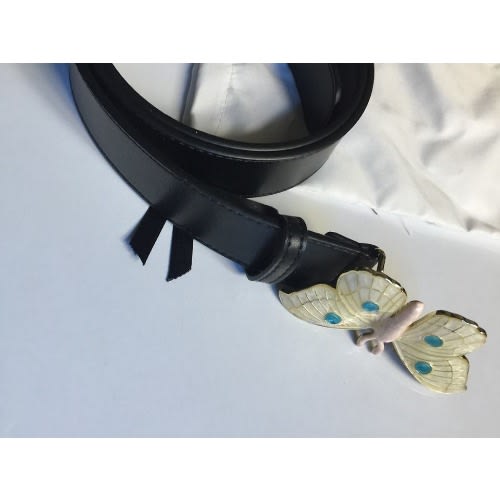 Luxury Men's Leather Belt - Black
