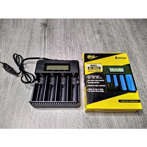 4 Bay Battery Charger - Hd-8992a