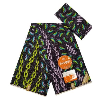 Multicolored Ankara With Sugarcane Pattern - 6yards