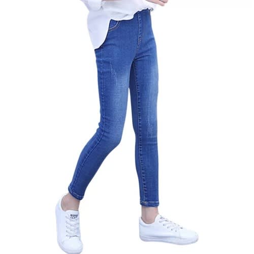 Girl Denim Trouser- Blue