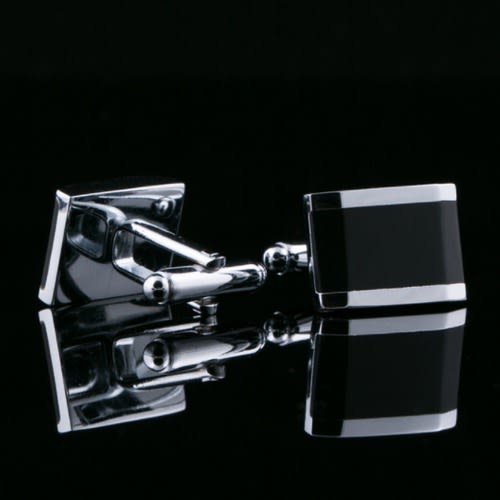 Men's Classic Cufflinks - Black