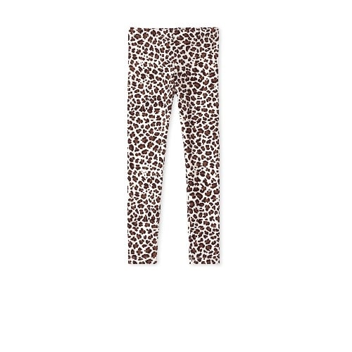Girls Leopard  Print Full-length Leggings