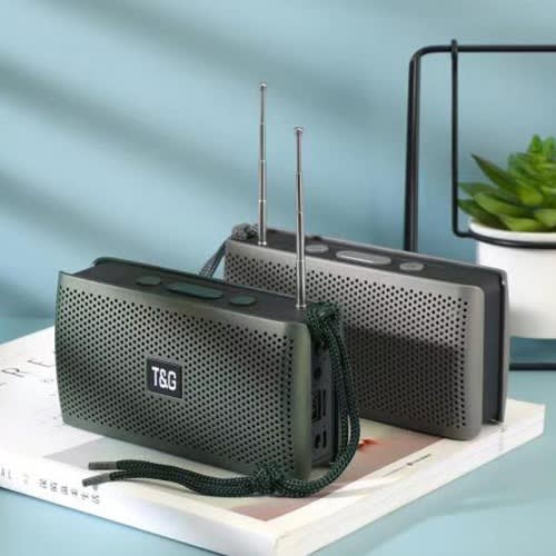 T&G 282 Mini Wireless Bluetooth Speaker Fm Radio,Tf Card Slot, Usb ,Aux