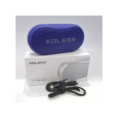 Koleer S29 Mini Bluetooth Speaker -fm Radio, Tf Slot And USB  - Super Sound-Blue