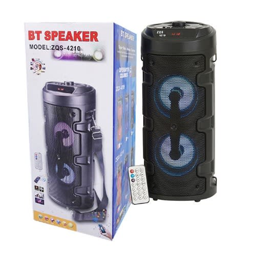 Rechargeable Bluetooth Speaker Plus Free Microphone - ZQS 4210