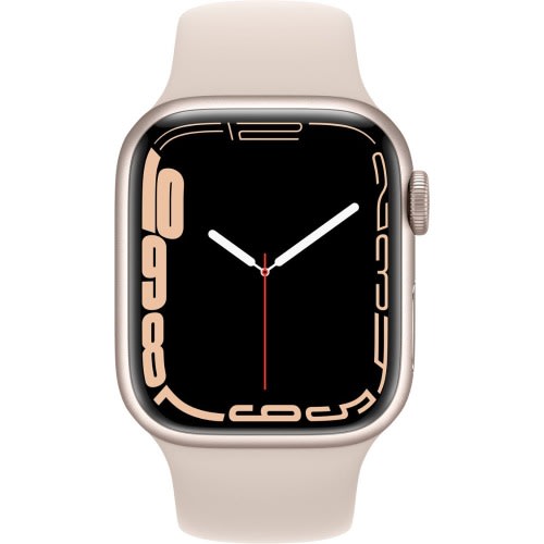 Watch Series 7 - GPS - 41mm Starlight Aluminum Case with Starlight Sport Band - Starlight