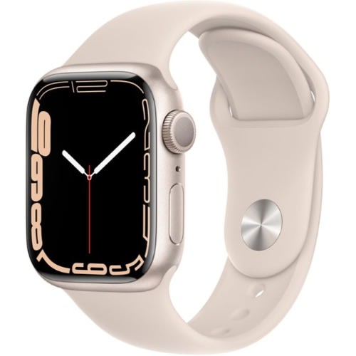 Watch Series 7 - GPS - 41mm Starlight Aluminum Case with Starlight Sport Band - Starlight