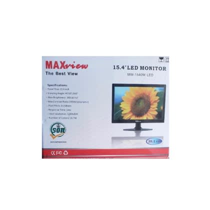 Maxview 15.4" Led Monitor With Vga Port