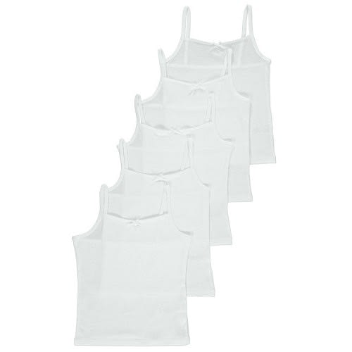 Girls Cami Vests - 5 Pieces