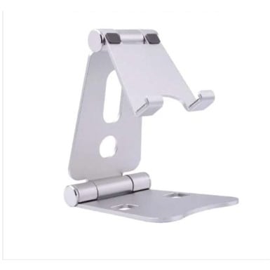 Portable Cell Phone Stand For Desktop Phone Holder - White