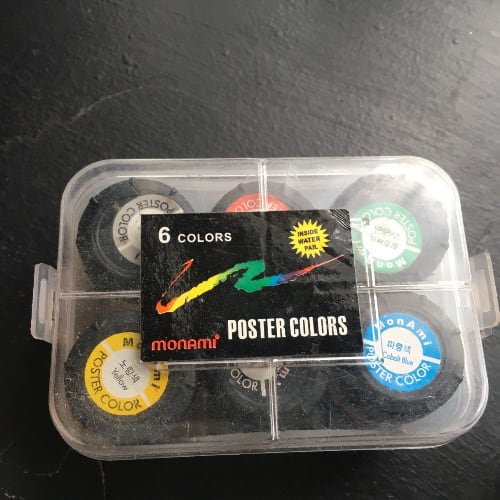 Poster Colour X 6 Colours + Artist Brush