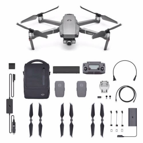 Mavic 2 Zoom Drone With Fly More Combo Kit Grey