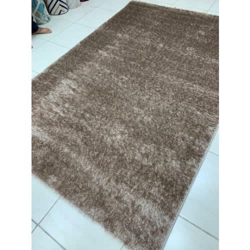 Plain Shaggy Center Rug : Xf0s45 - 3ft By 5ft